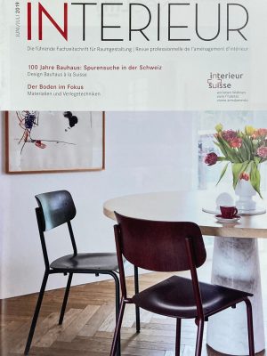 Interieur Juni/Juli 2019 Kolumne Zeitgeist: "Boden unter den Füssen"